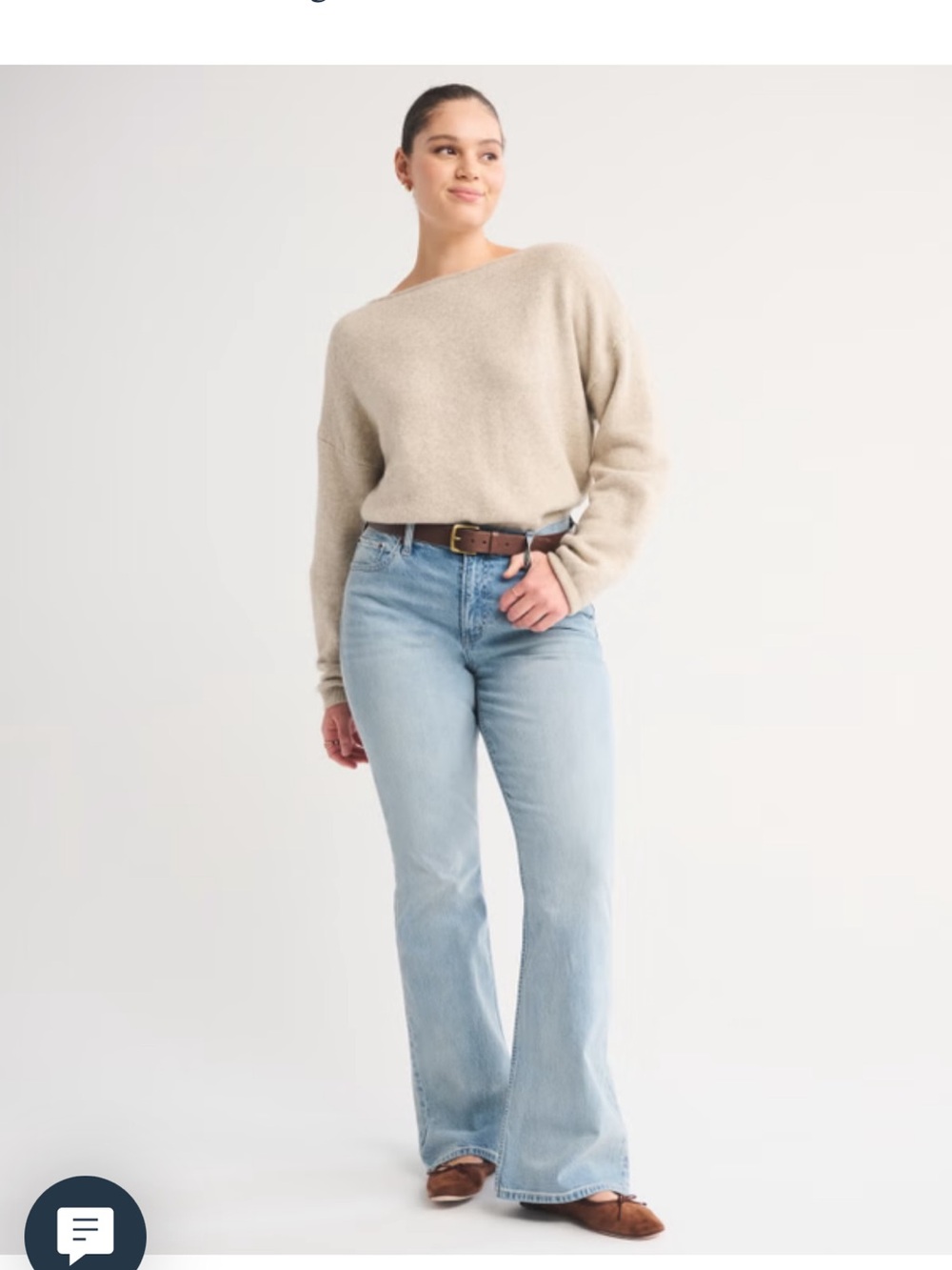 Abercrombie & Fitch High Rise Bootcut Jean